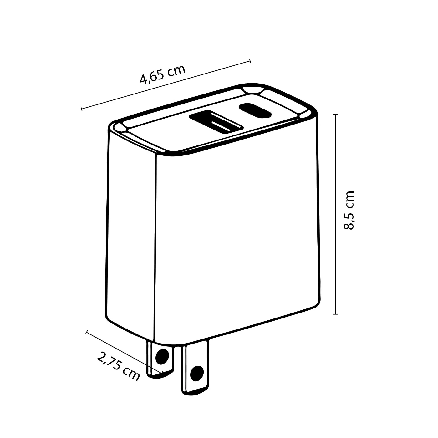 Cargador  De Pared Carga Rapida K-CP 2